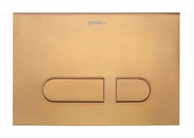 DURAVIT - DuraSystem Ovládání splachování, kartáčovaný bronz WD5012044000