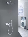 HANSA - Living Set sprchové hlavice, držáku a hadice, pod omítku, chrom 44430100