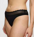 Dámská tanga Feel of Modal String 3P - BLACK - černé 0004 - TRIUMPH BLACK S