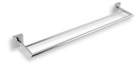 NOVASERVIS - Dvojitý držák ručníků 650 mm Metalia 12 chrom 0225,0