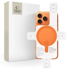 Tech-Protect MMP-200 oranžová / Magnetický kroužek MagSafe / univerzální