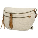 Trendy dámská textilní ledvinka Lena, béžová