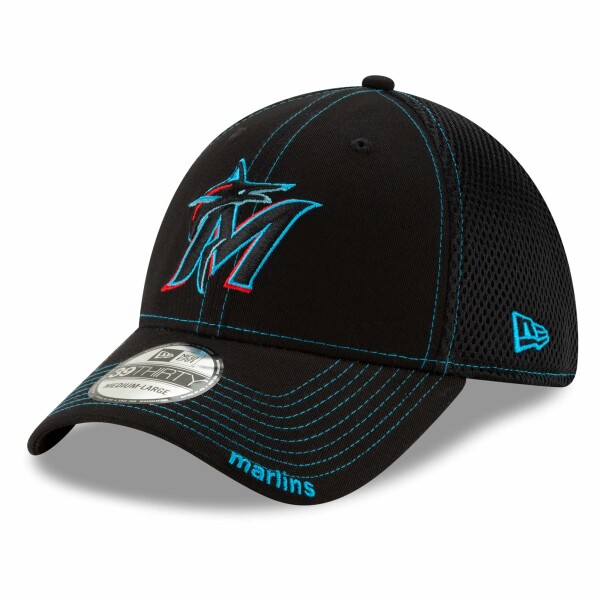 New Era Pánská kšiltovka Miami Marlins MLB Team Neo 39THIRTY Velikost: L/XL