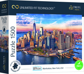 Puzzle Cityscape: Manhattan, New York, USA 1500 dílků