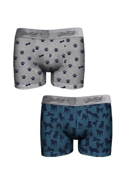Pánské boxerky John Frank JF2BEF34 2pack