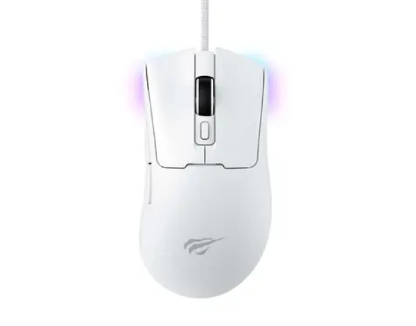 Havit MS966 bílá / Herní myš / optická / 7 tlačítek / USB / 1,6 m (MS966)