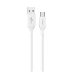 Dudao L2sT napájecí kabel / USB-A / USB-C / 6A / 1,2 m / bílá (195953)