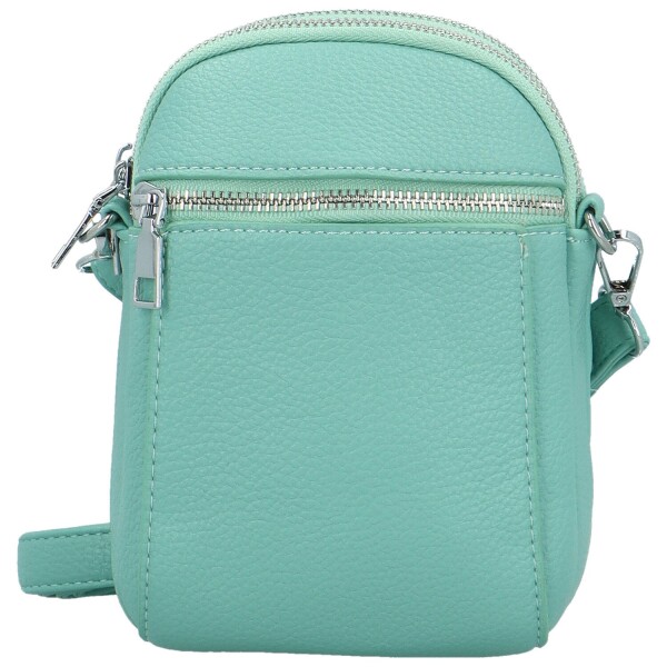 Trendy dámská koženková crossbody kabelka Kirké, světle modrá