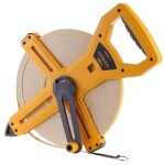 Pásmo měřicí sklolaminátové na vidlici, 100m×13mm, KOMELON KMC 1610