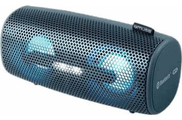 Muse M-730 DJ modrá / Bezdrátový reproduktor / 10W / Bluetooth / IPX4 / 3.5mm / microUSB / IPX4 (M-730DJ)