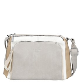 Trendy dámská koženková crossbody kabelka Vanda, šedá