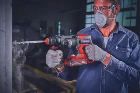 Einhell TE-HD 18/20 Li-Solo černá/červená / Aku vrtací kladivo / SDS-plus / 18V / 4750 úderů/min / bez aku a nabíječky (4514260)
