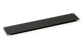 XtendLan 19" černá / Záslepka / 2U / kovová (ZASLEPKA-2U-Black)