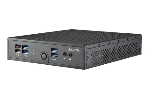 Shuttle XPC slim DS50U7 černá / IntelCore i7-1355U 1.7GHz / 2xDDR5 / 1xSATA / 2x M.2 / 2xGLAN / Bez OS (DS50U7)
