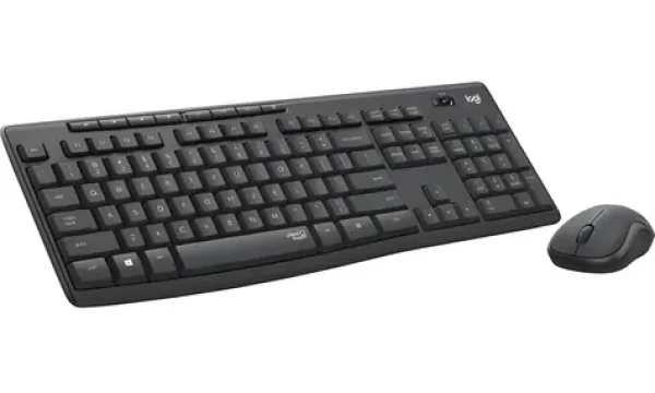 Logitech MK295 grafitová BE / Set klávesnice a myši / bezdrátový / tichý / INTNL / BE Layout (920-009803)