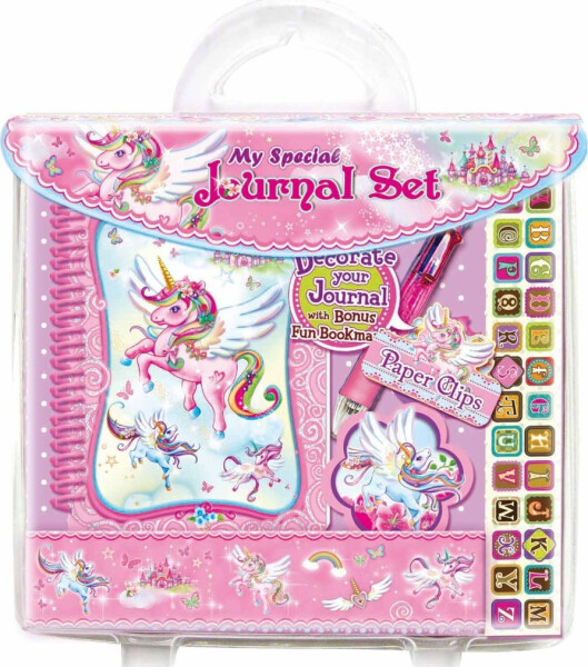 Deník set s dekoracemi