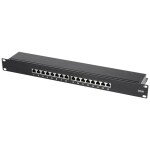 DIGITUS Patch panel, CAT6,19,24xUTP RJ45