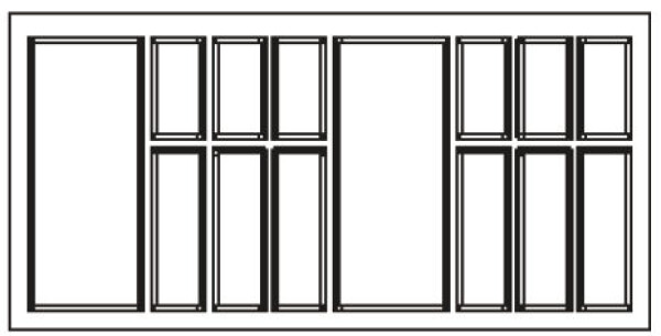 Agoform příborník Classico 1000