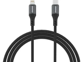 Dudao Datový kabel L3CL / USB-C / Lightning 30W / 1.2 m / černá (181523)