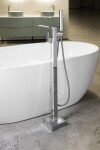 SAPHO - CUBEMIX vanová baterie s připojením do podlahy, chrom CM021