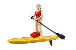 BRUDER 62785 Bworld Záchranářka s paddleboardem