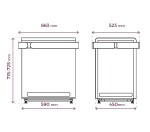 Saunová kamna Concept R Combi Black (E) 10,5kW CFSSTC220L
