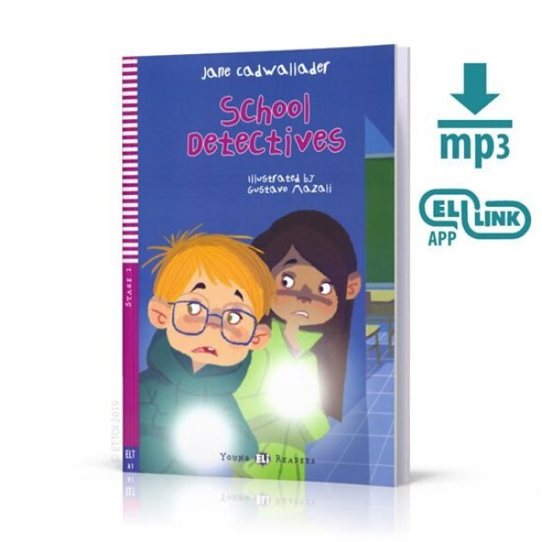 Young ELI Readers 2/A1: School Detectives + Downloadable Multimedia - Jane Cadwallader