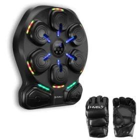 HMS Elektronický boxerský terč TB13 s LED, Bluetooth a rukavicemi (Music Boxing Machine) (17-44-378)
