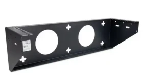 Inter-Tech 19" nástěnná konzole černá / Montážní držák / do racku / 3U / hloubka 161 mm / nosnost 15 kg (88887324)