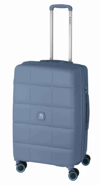 Cestovní kufr Dielle squares 4W M 210-67-05 modrá 70 L