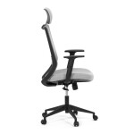 Kancelářská židle, synchronní mechanismus, šedá síťovina, KA-V3329 GREY