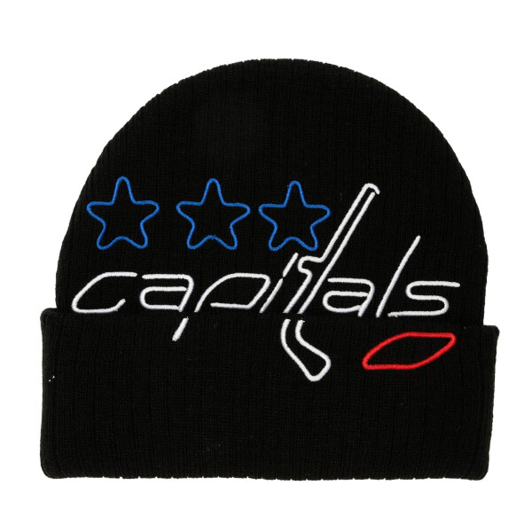 Mitchell & Ness Pánská zimní čepice Washington Capitals NHL Line Light Knit Vntg
