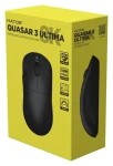 Hator Quasar 3 Ultima 8K černá / Herní bezdrátová myš / optická / 30000 DPI / 2.4GHz / Bluetooth / USB-C (HTM762)