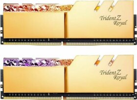 G.Skill Trident Z Royal Gold 32GB (2x16GB) 3600 MHz / DDR4 / CL16-19-19-39 / 1.35V / XMP 2.0 / LED podsvícení (F4-3600C16D-32GTRGC)