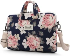 Canvaslife Pouzdro Navy Rose 16" / Pouzdro pro notebook / 16" / květinový vzor (5906735410051)