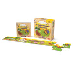 O kohoutkovi a slepičce - skládačka s pohádkou