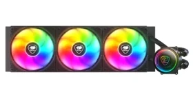 Cougar Poseidon Elite 360 černá / Vodní chladič CPU / ARGB / 3x 120mm / Intel AMD (CGR-PSDELRGB-B-360)