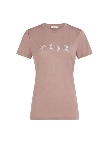 Dámské merino tričko s krátkým rukávem ICEBREAKER Wmns 150 Tech Lite SS Tee Snow Day, Summit velikost: S