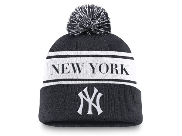 Nike Pánská zimní čepice New York Yankees MLB Peak Standard Cuff Pom Beanie