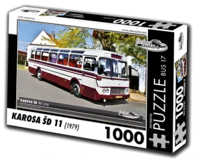 RETRO-AUTA Puzzle BUS č.17 Karosa ŠD 11 (1979)