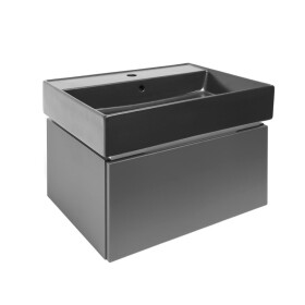 Koupelnová skříňka s umyvadlem SAT Feel 60x30x46 cm antracit mat SATFEEL60ANTU3 SATFEEL60ANTU3