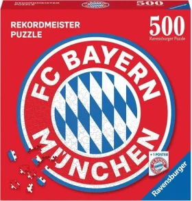 Ravensburger Kulaté puzzle FC Bayern Logo