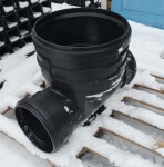 MIDAS Dno šachtové DN 400/250 Přímé , s těsněním, z PP