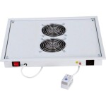 Triton 19"" ventilační jednotka pro nástěnné rozvaděče 220V/30W termostat 2x ventilátor RAx-CH-X25-X1 - RAC-CH-X25-X1