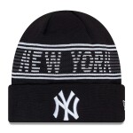 New Era Pánská zimní čepice New York Yankees MLB Black Colorway 2024 Clubhouse Beanie