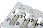 Fender HiMass 4-String Bass Bridge Assembly With Zinc Saddles, Chrome