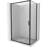 MEXEN/S - Exo sprchový kout, posuvné dveře 155 x 95, transparent, černá 8151-155-095-70-00