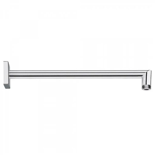 TRES Sprchové rameno chrom 40 cm kulaté 1/2" hranatá krytka 06243201 TG 06243201