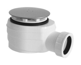 Polysan Vaničkový sifon, průměr otvoru 60 mm, DN40, krytka chrom 1724C
