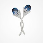 Luxusní brož Swarovski Elements Fabiana, Modrá